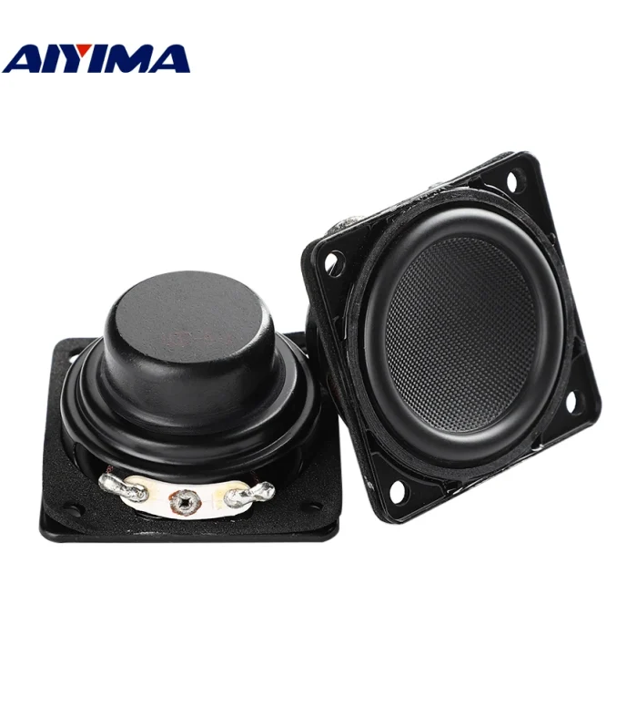 AIYIMA 2 Pcs 1.5 Inch 40mm Full Range Speaker 8 Ohm 5W Glass Fiber Small Audio Loudspeaker Home Theater Power Amplifier Speakers